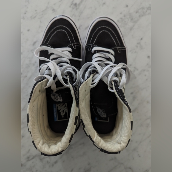 Vans checkerboard high tops - Picture 2 of 4